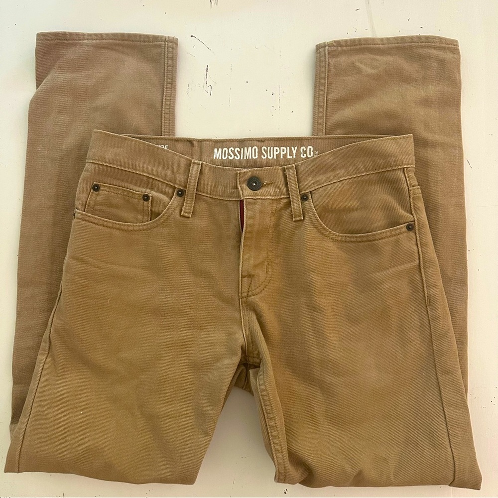 Khaki/ tan mossimo Slim Straight Pants